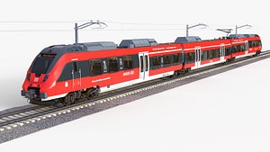 3D Bombardier TALENT Train Regodb RiggedAnimated model