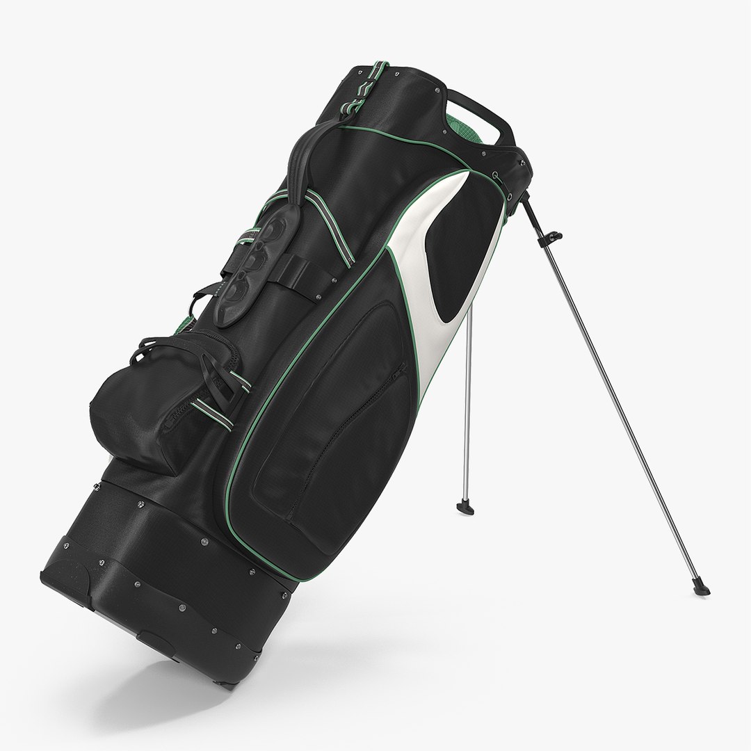 Golf Bag 3D Model 3D model preview
