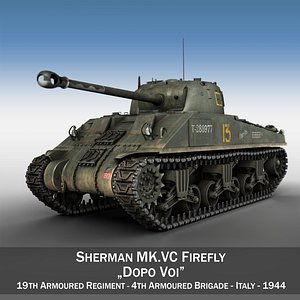 3ds max m4 sherman firefly vc