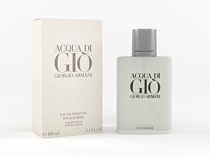 giorgio armani acqua di 3D model