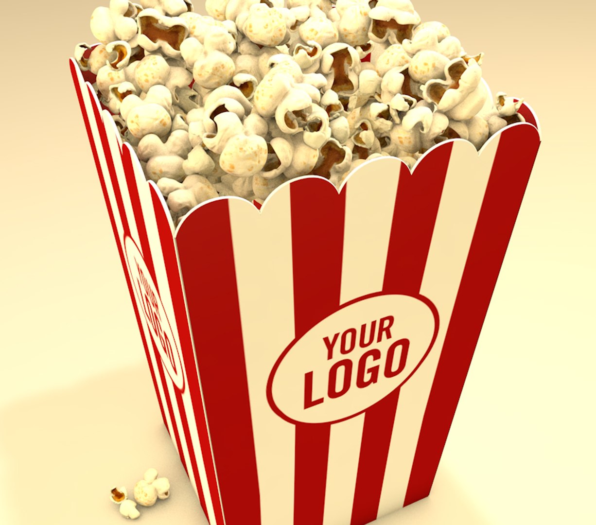 3d Box Pop Corn