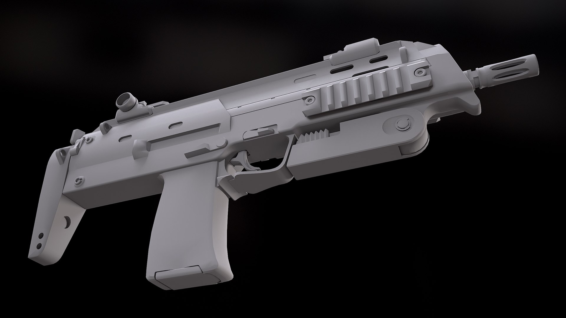 Heckler Koch MP7 A1 3D Model - TurboSquid 2069335