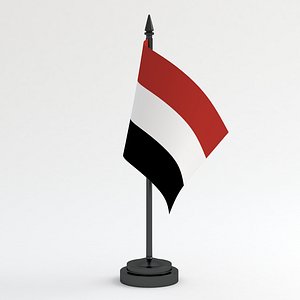 Table Flag Yemen