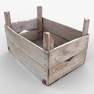 Wooden Crate Fruit Long Scan