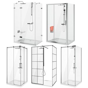 3D ravak radaway shower set model