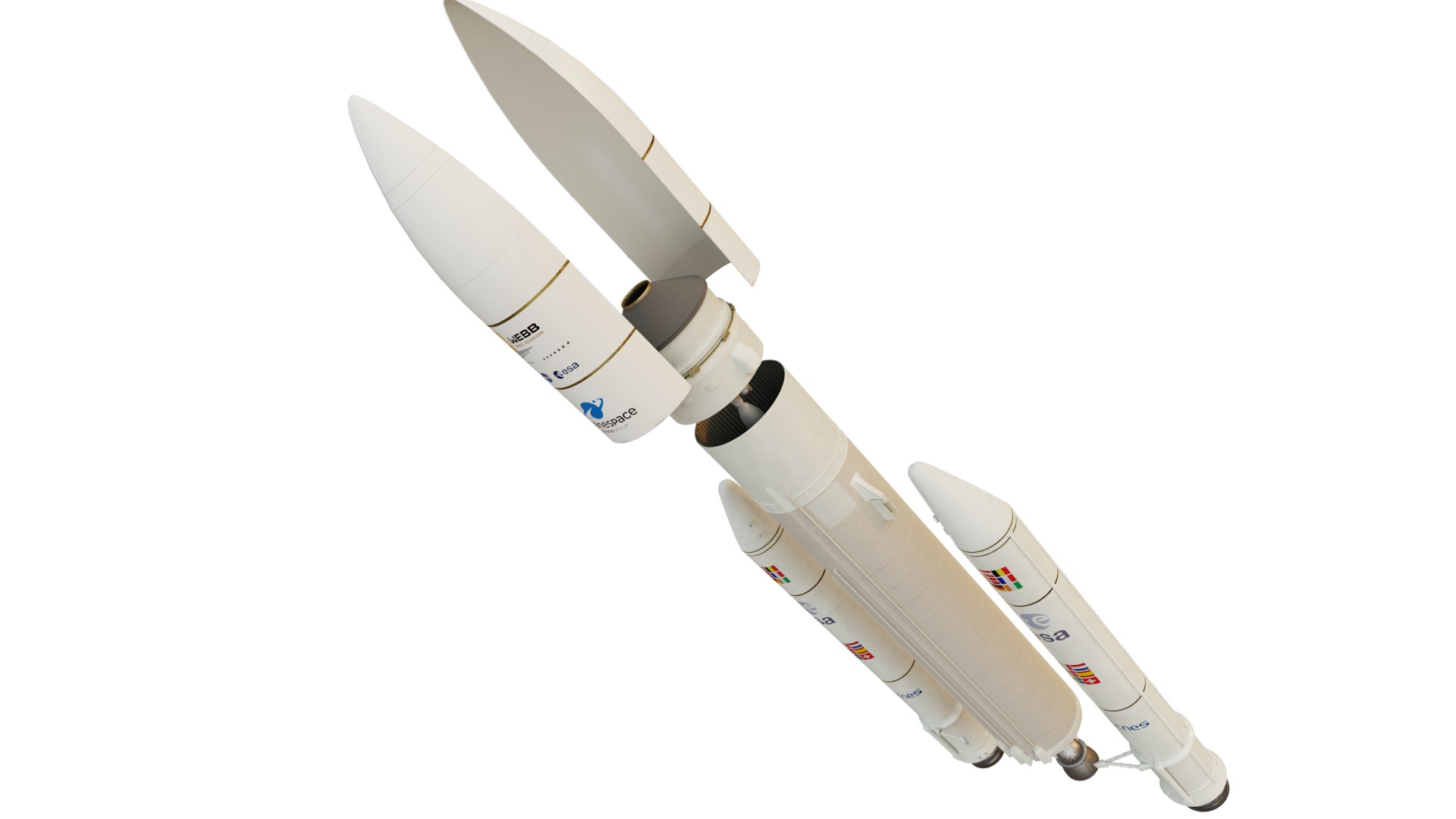 3D Ariane-5 Rocket - TurboSquid 1843013