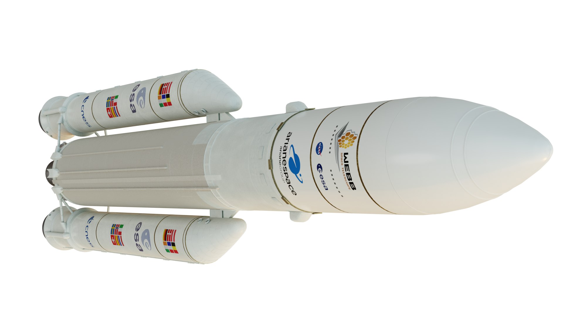 3D Ariane-5 Rocket - TurboSquid 1843013