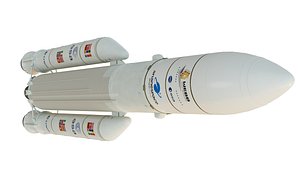 3D Ariane-5 Rocket