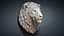Lion Head Sculpture Proud Animal 3D