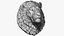Lion Head Sculpture Proud Animal 3D