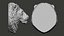 Lion Head Sculpture Proud Animal 3D