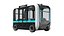 Collection de grands autobus électriques