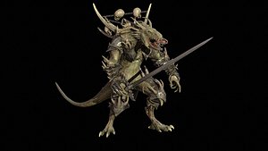 3D DemonDragonRem model