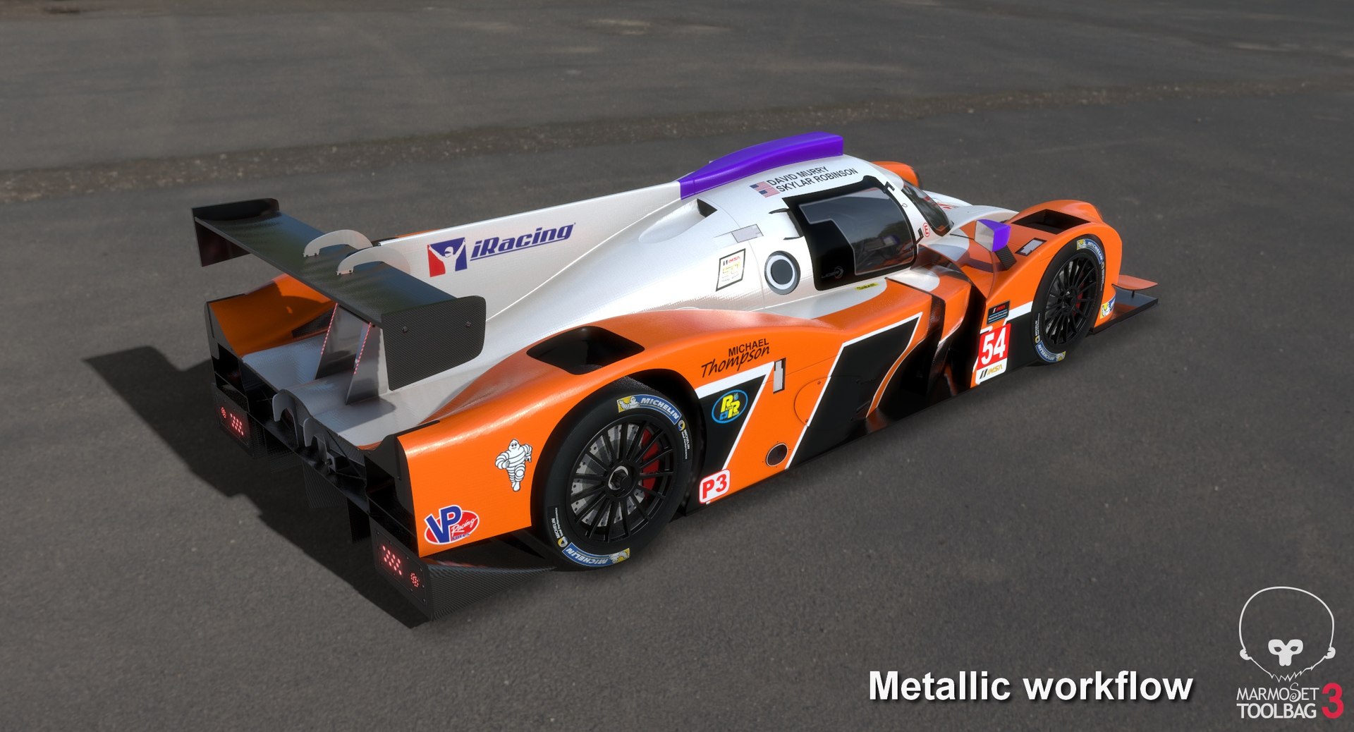 3D Mlt Motorsports Imsa Prototype Model - TurboSquid 1452056