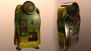 custom perk machine banana 3d model