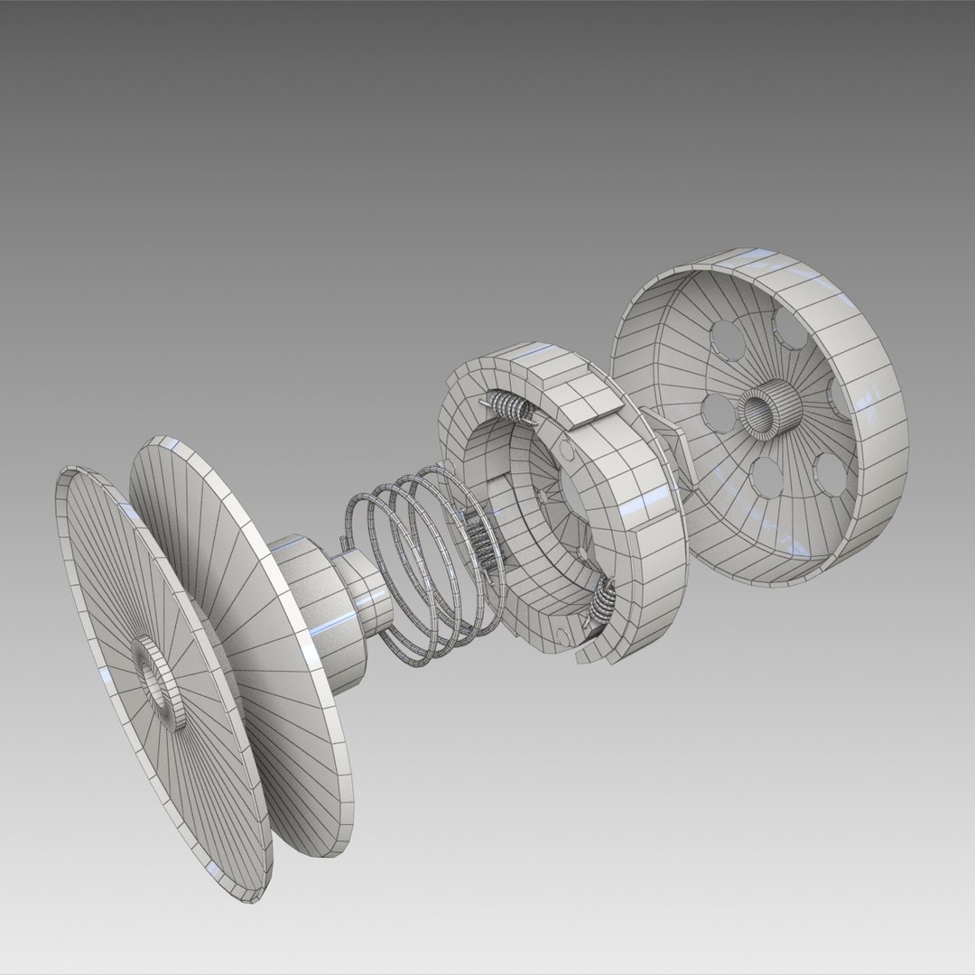 3d Model Variator Scooter