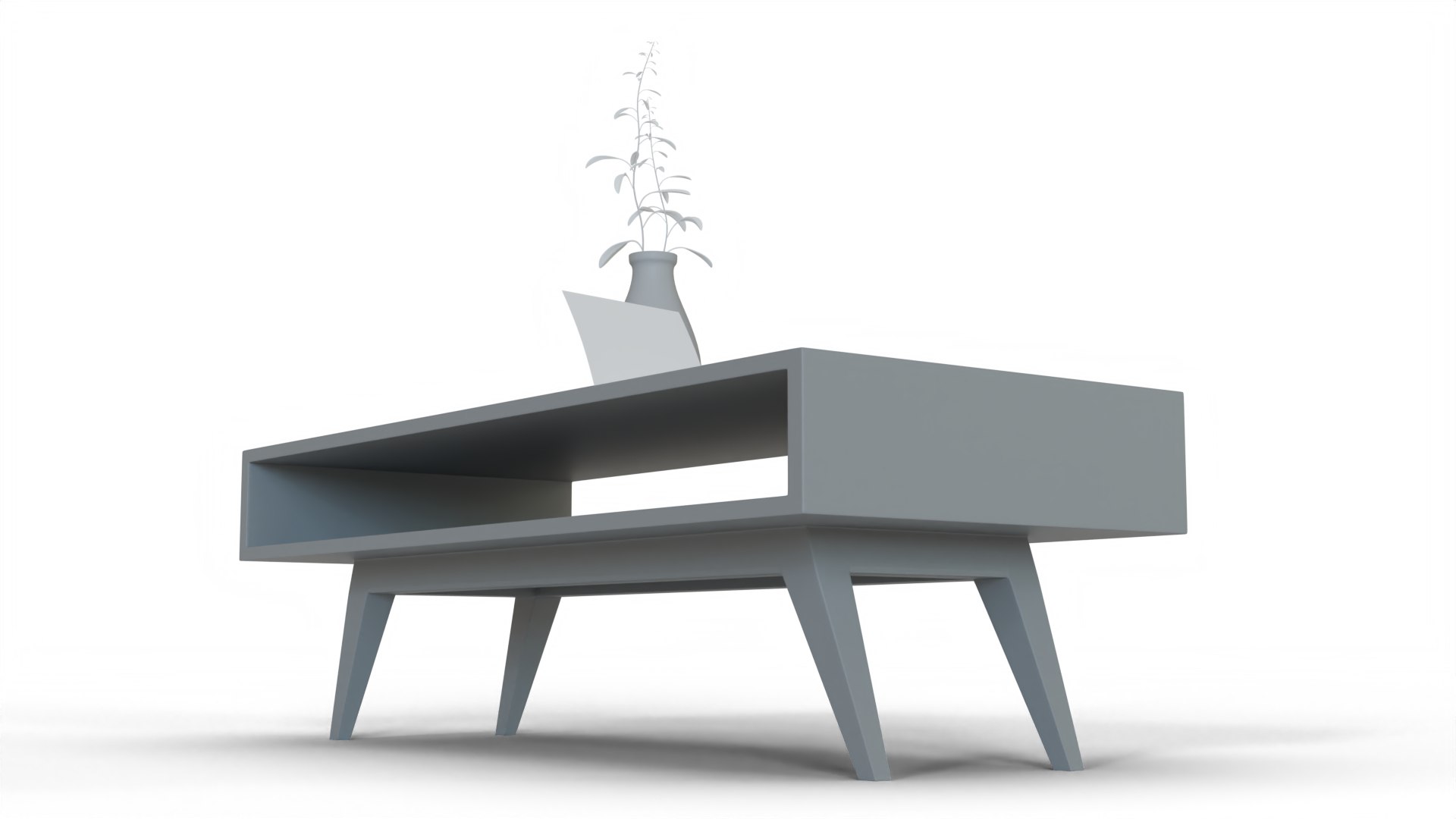 3D Table With Vas Model - TurboSquid 2306777