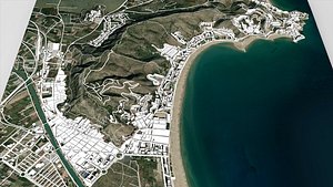 Cityscape Cullera Spain model