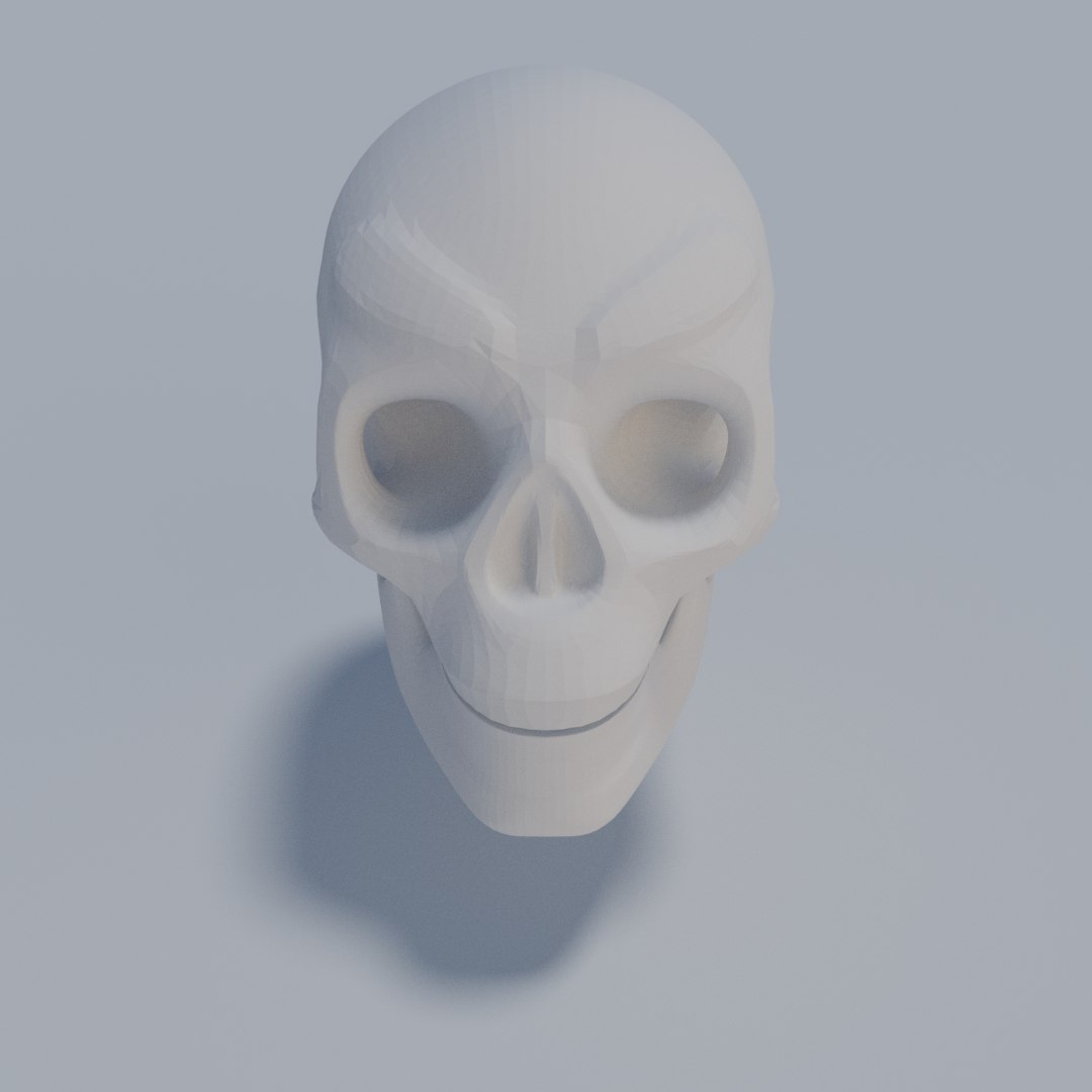 3D Model Stylized Skull - TurboSquid 1149556