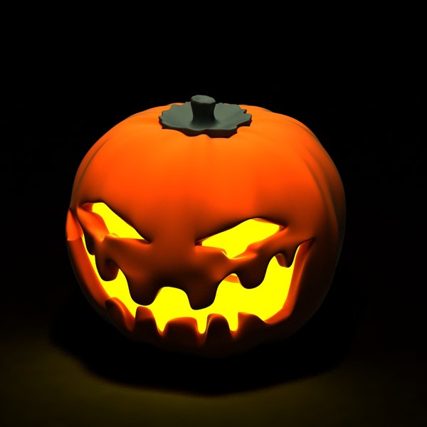 halloween pumpkins 3d model
