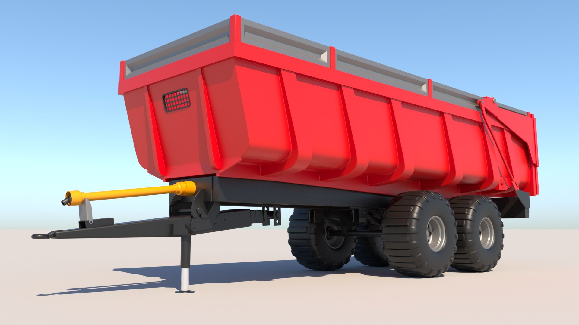 Tipper Trailer Vehicle Transport Model - TurboSquid 1622137
