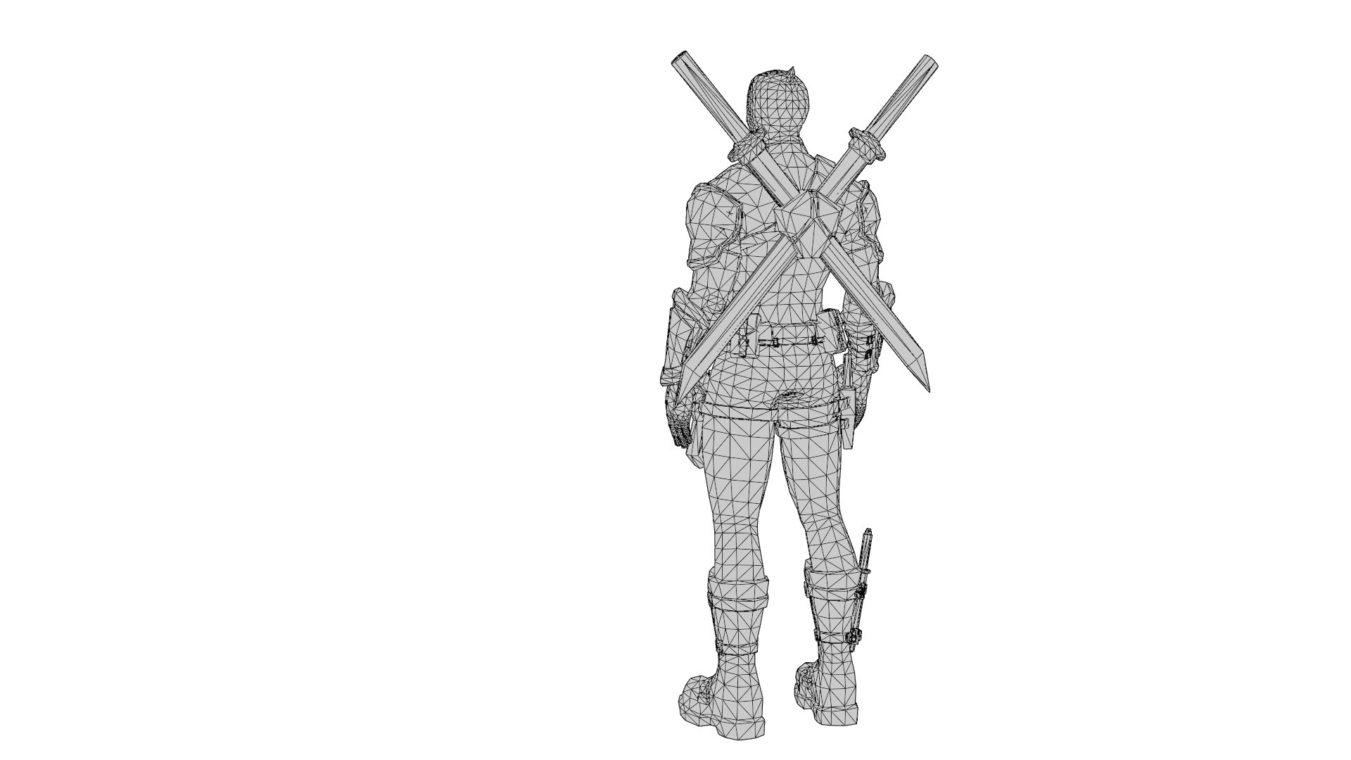 Deadpool Marvel 3D Model High-Quality Rigged 3D - TurboSquid 2367584