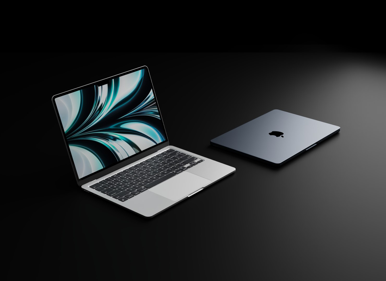 Apple MacBook Air M2 In Official Colors 3D Model - TurboSquid 1996548