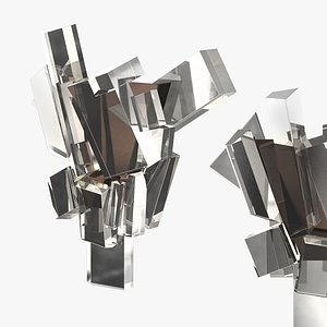 Ice Crystals Sconces 3D model