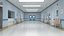 Hospital Hallway Corridor Corner 3D model