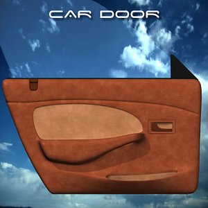 auto interior door 3d model