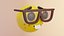 nerd emoji meme low poly