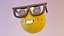 nerd emoji meme low poly