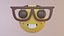 nerd emoji meme low poly