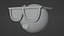 nerd emoji meme low poly