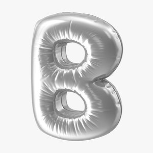 foil balloon letter b model