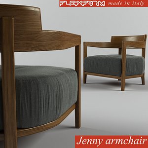 jenny armchair 3d model