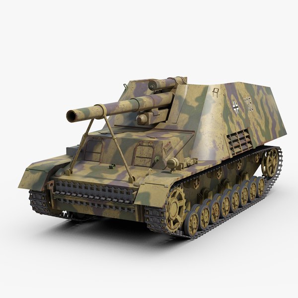 modelo 3d SdKfz 165 Hummel - TurboSquid 2279216