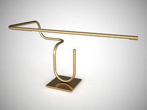tube desk lamp 3D model