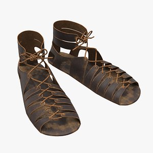 3D Roman legionary shoes