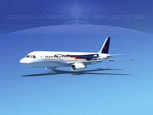 a320 airbus 3d max