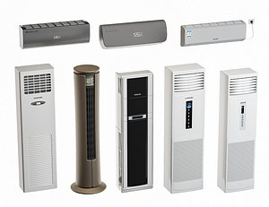 Vertical Air Conditioner 3D