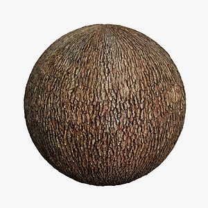 Oak bark PBR tiled texture 8K