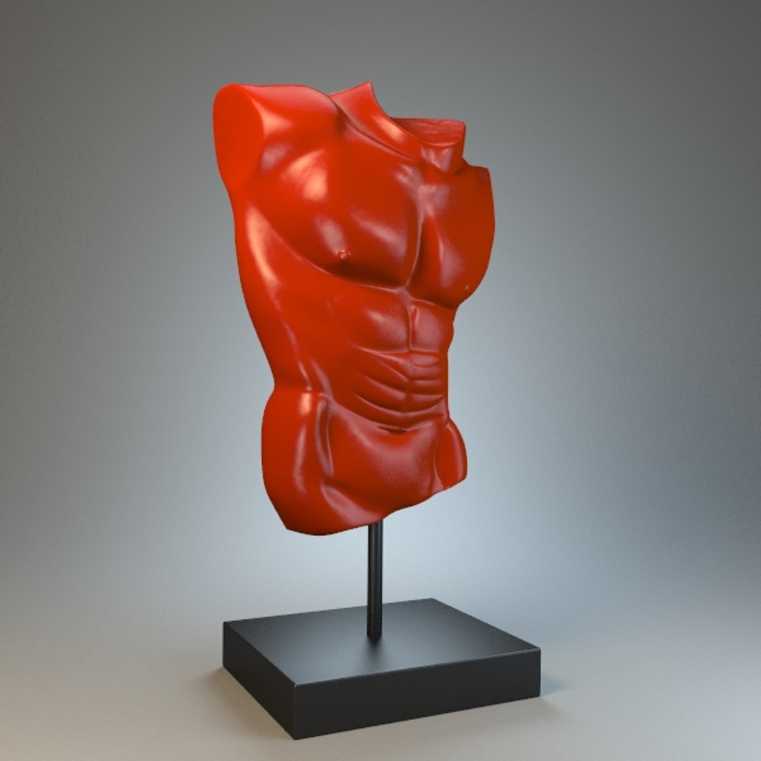 body sculpture apollo 3d model