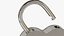 Lucchetto in metallo a forma di cuore con chiave