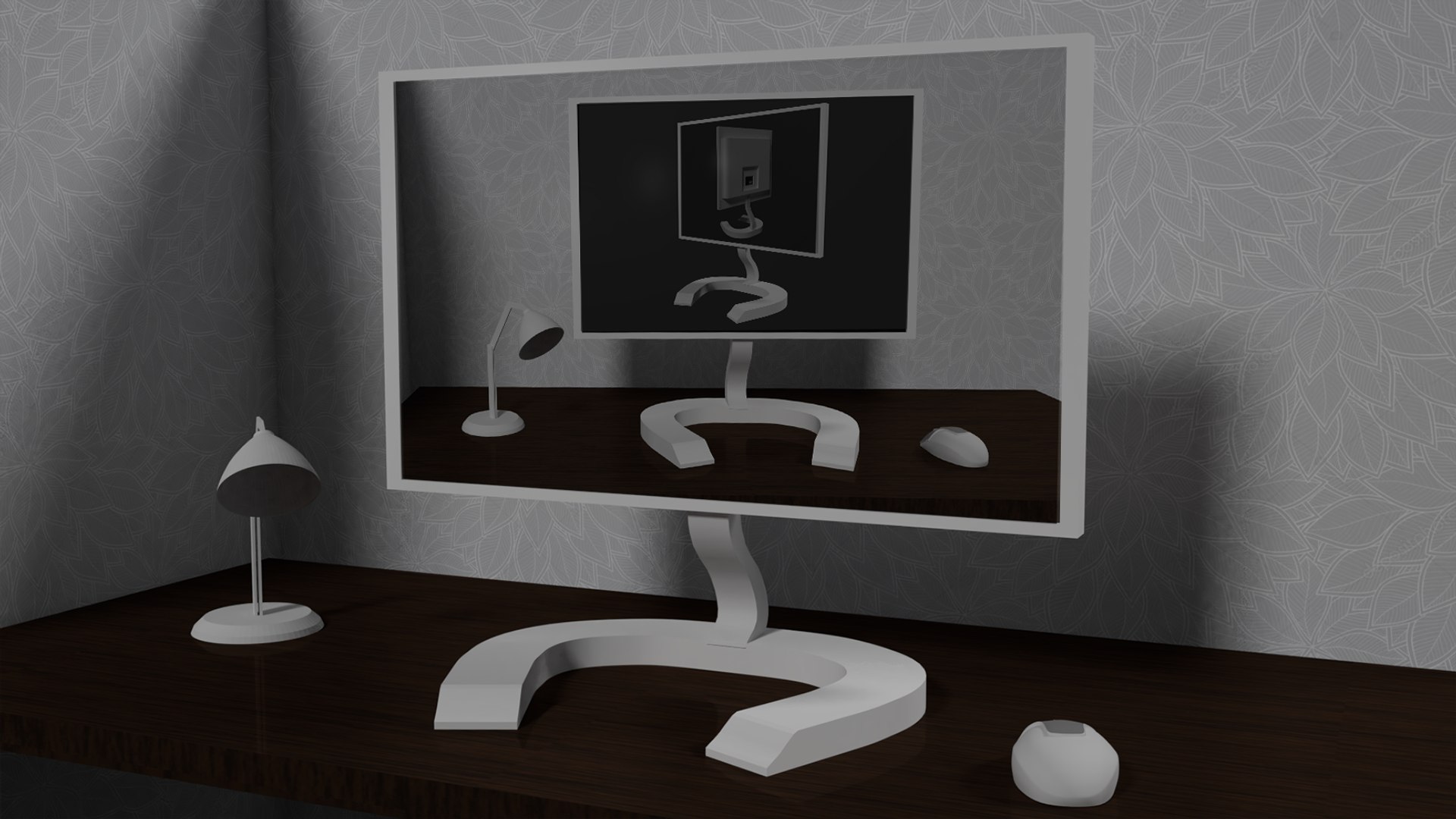 Modern computer monitor 3D model - TurboSquid 1356392