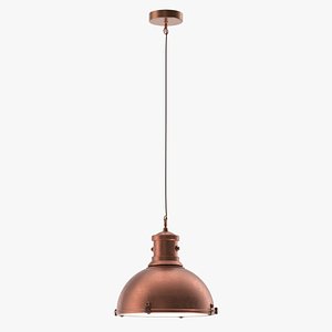 Copper Finish Loft Pendant Light