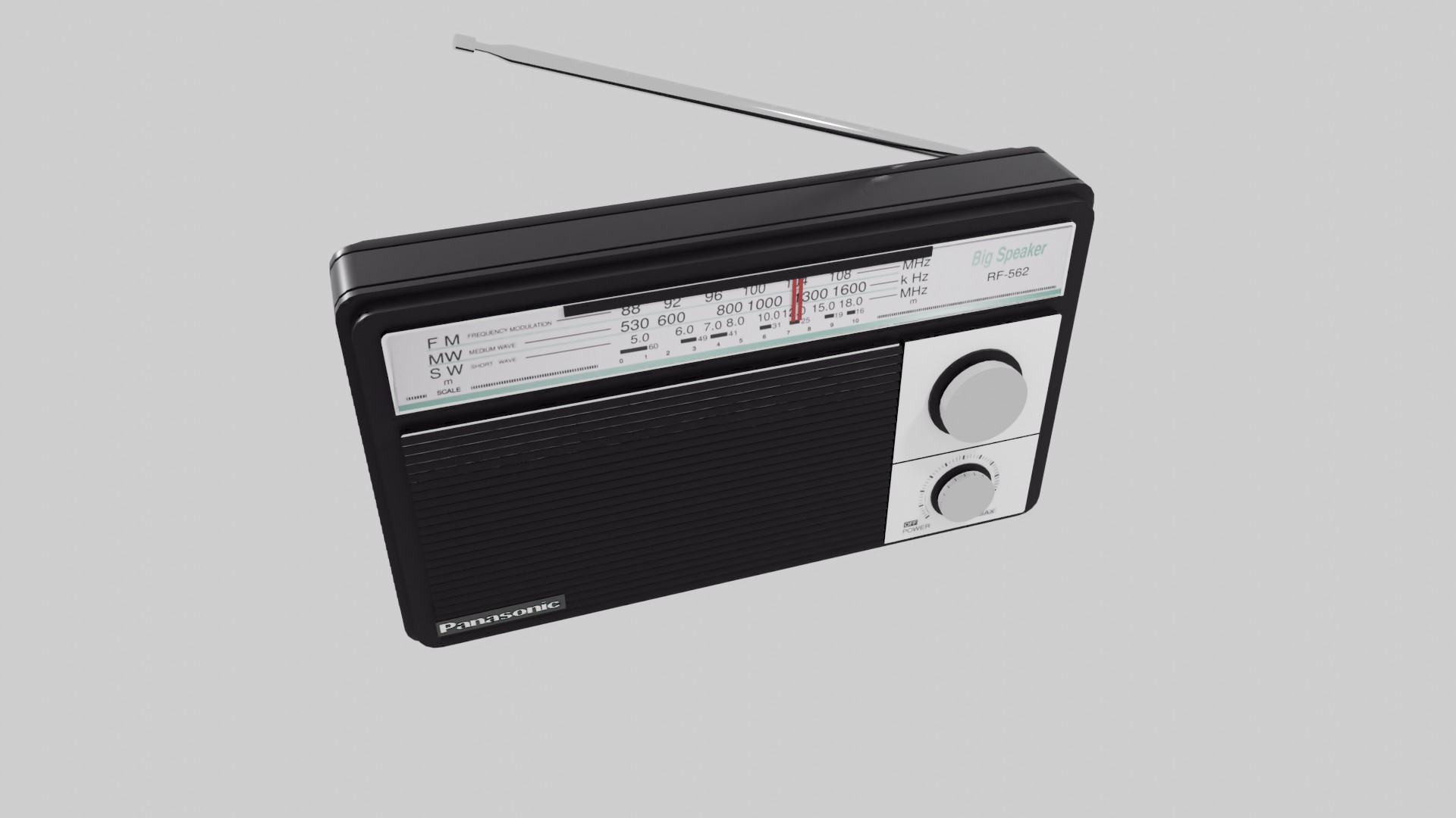 Free Radio Panasonic Model - TurboSquid 1998271
