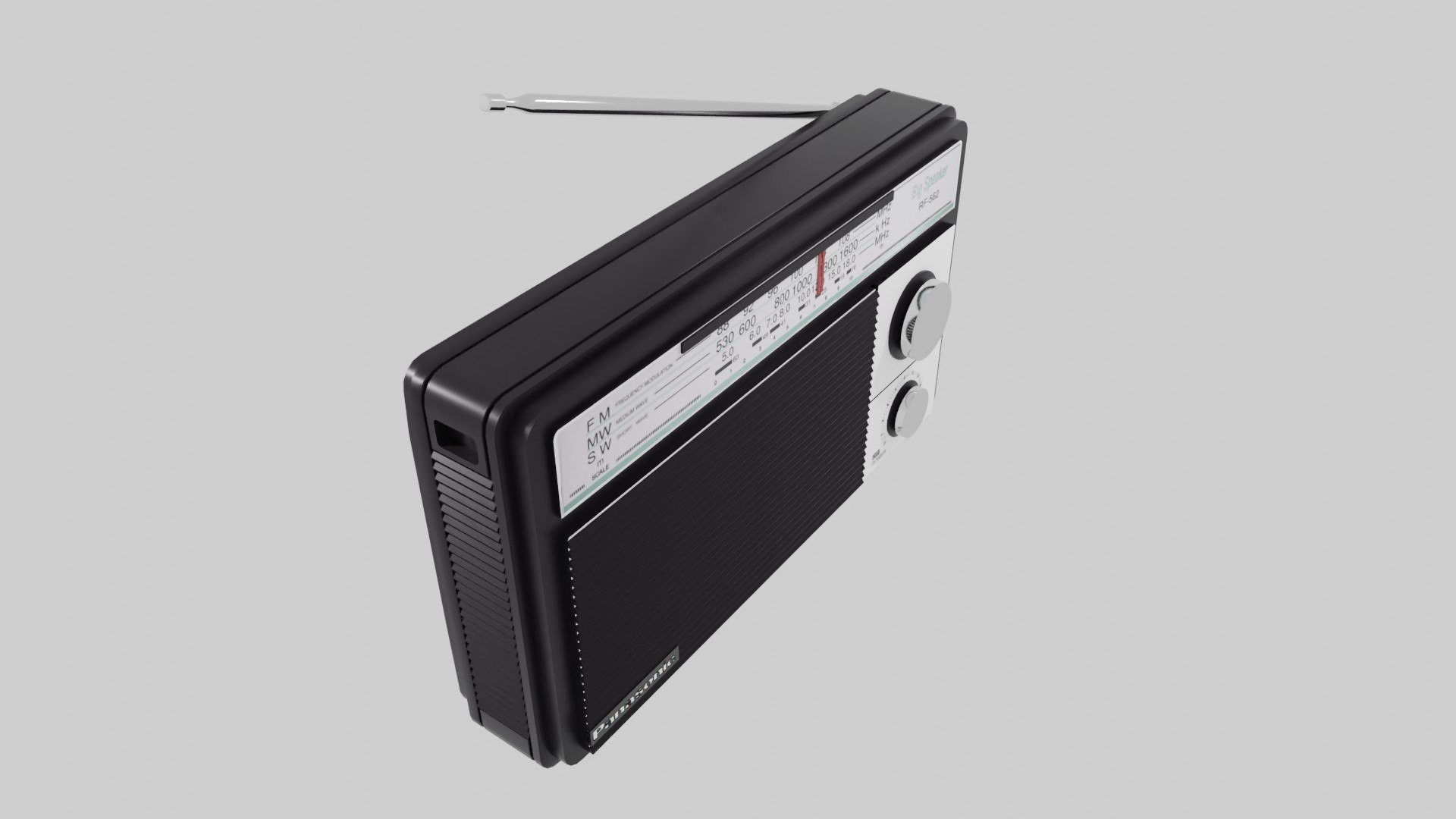 Free Radio Panasonic Model - TurboSquid 1998271