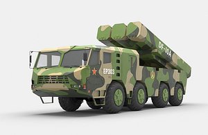 3D Chinese DF-10A Missile model