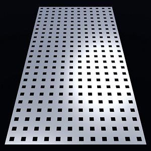 3D Perforated panel with 16 percent opening 25O113 model
